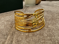 GOLDEN WAVE CUFF BRACELET