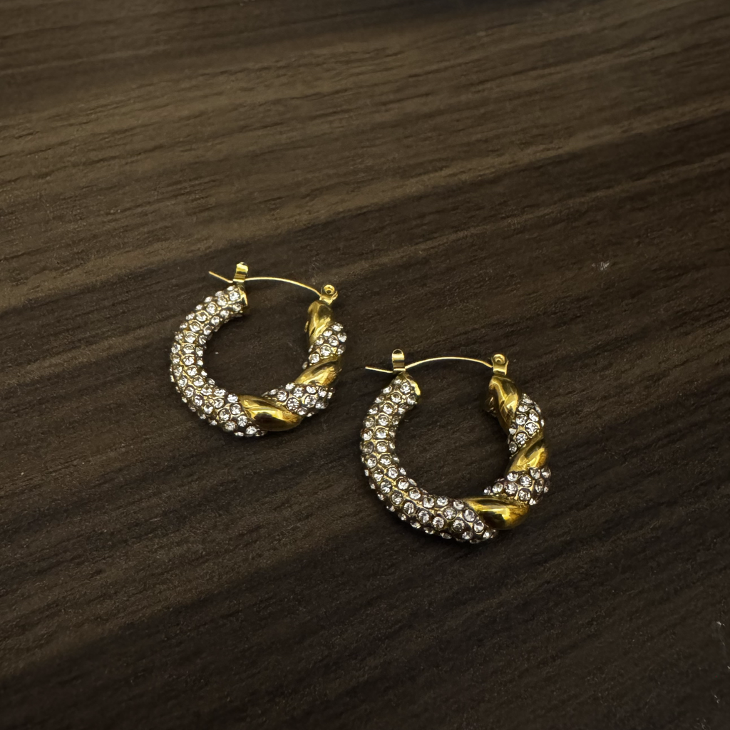 Grape Wine Hoop Earrings