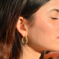 Grape Wine Hoop Earrings