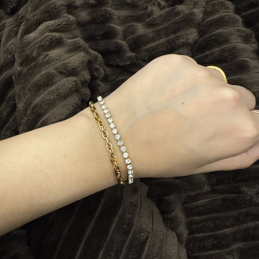 Layered Tennis Bracelet
