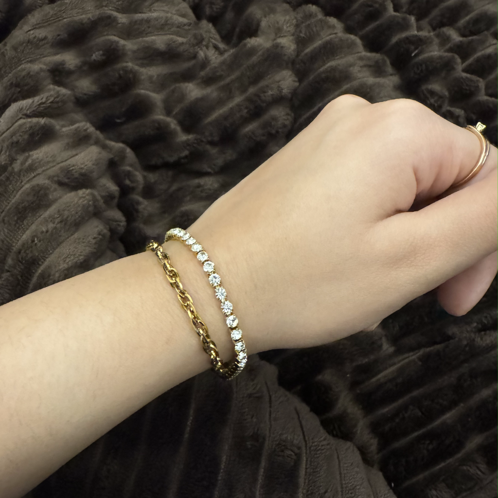 Layered Tennis Bracelet