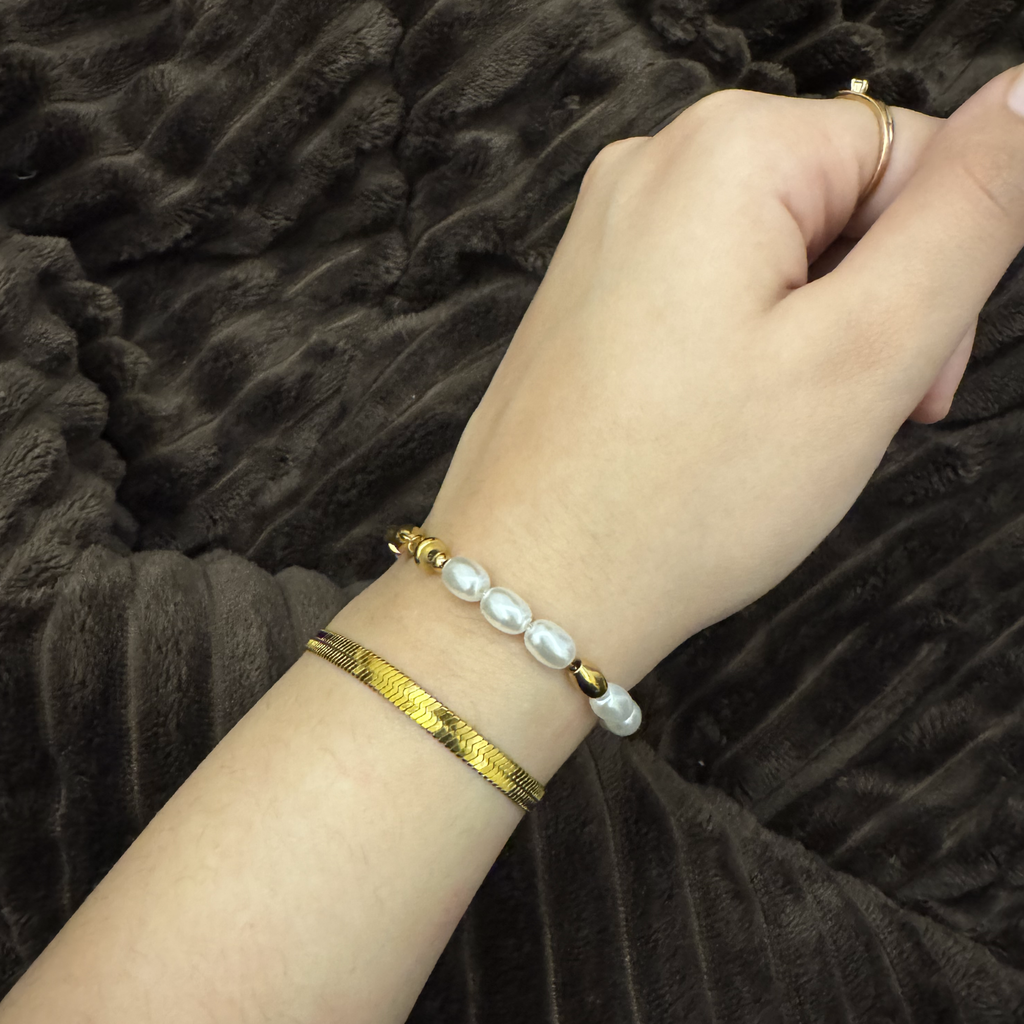 Pearl Grace Stack Bracelets
