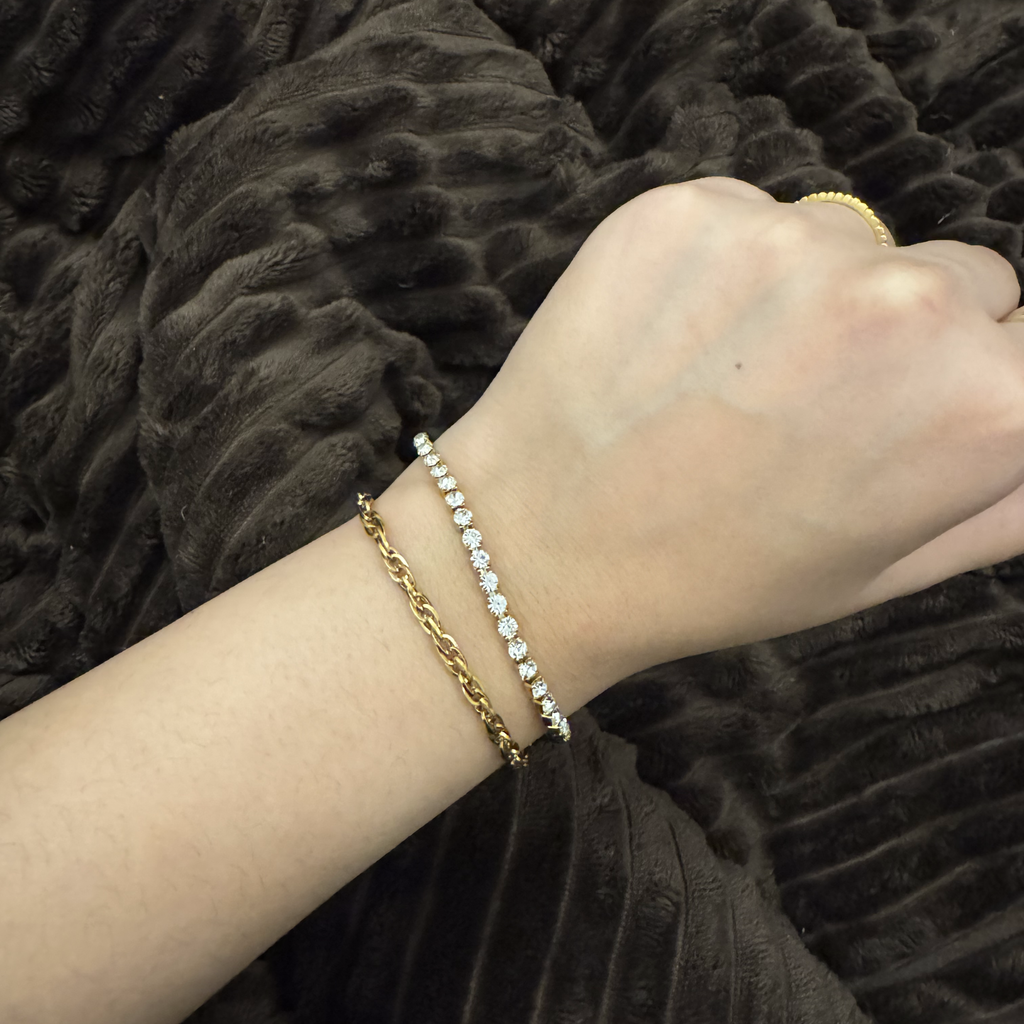 Layered Tennis Bracelet
