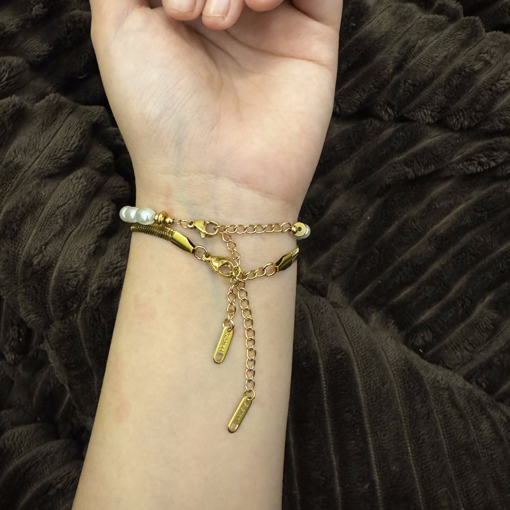 Pearl Grace Stack Bracelets