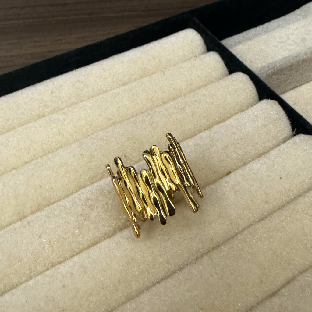Liquid Gold Band Ring