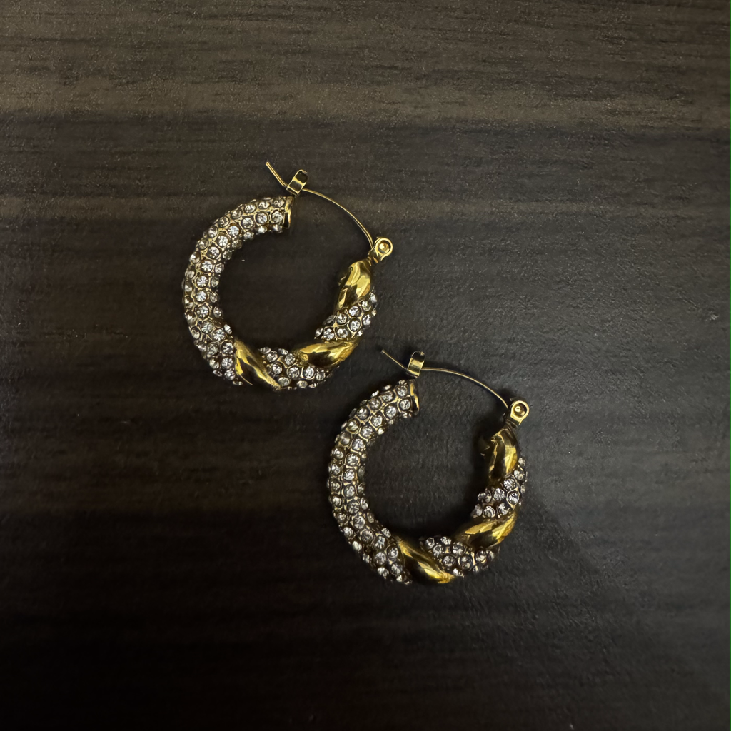 Grape Wine Hoop Earrings